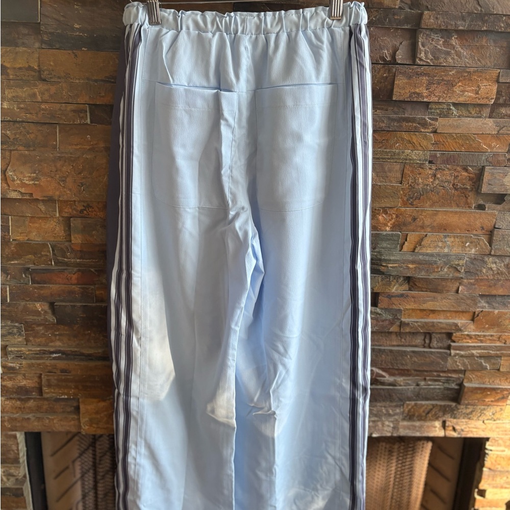 Light Blue Track Pants with Stripes - Picture 6 of 6